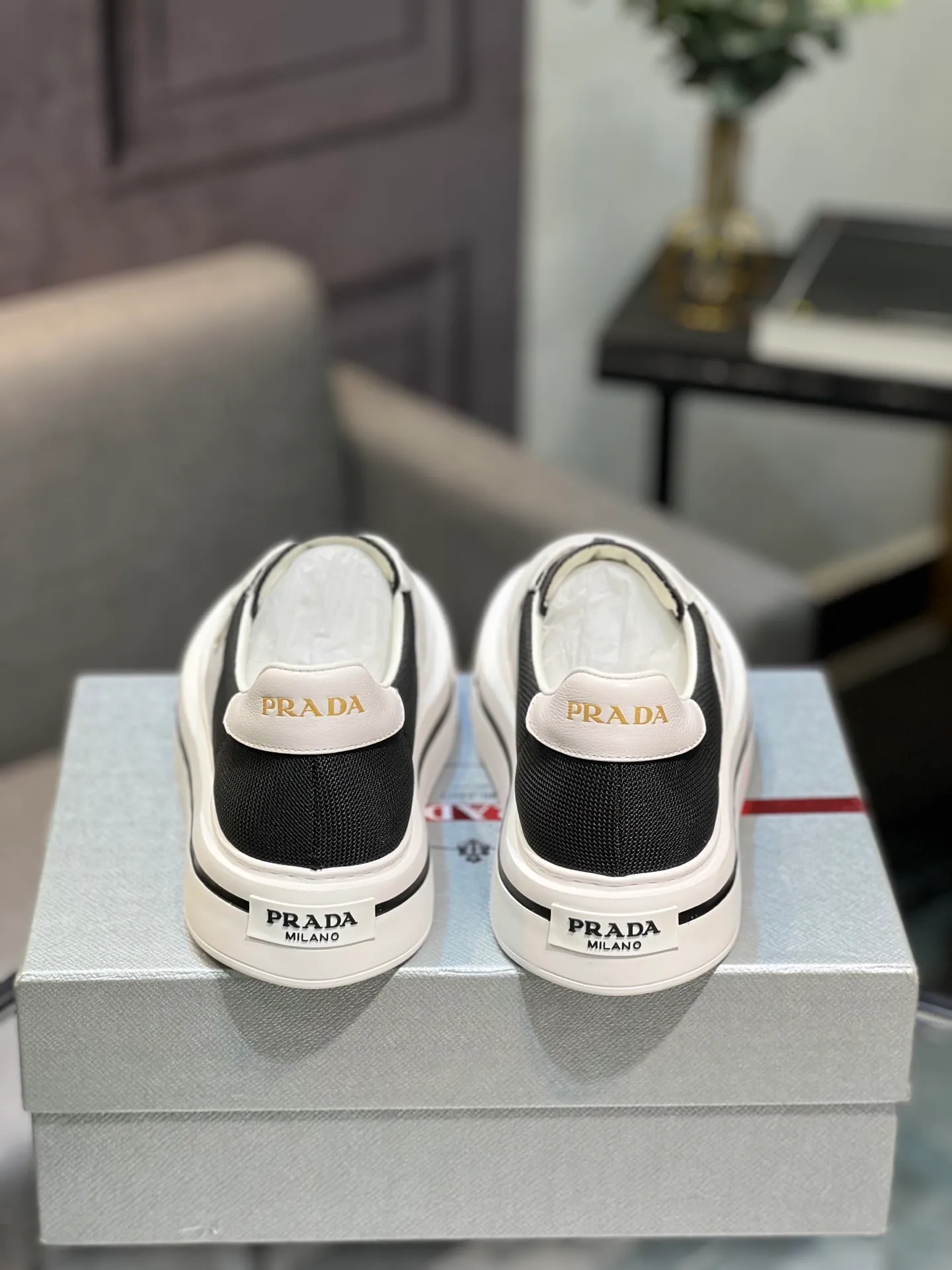 Men's shoes 💰580 [PRADA] Men's shoes are popular in the counter, the official website is synchronized, 1 high-quality shipment ✔️ Original frosted cowhide + cowhide lining, 1🆚1 replica, original sole, 38-45 (45 customized, non-refundable)